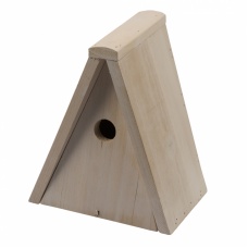 DUVO+ Домик для гнездования деревянный треугольный, 20х15х25см
