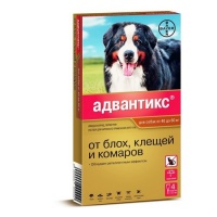 Адвантикс XXL для собак 40-60 кг., 1 и 4 шт.