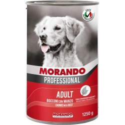Morando Professional консервы для собак с кусочками Говядины